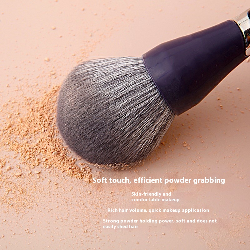 Portable Makeup Brush Suit Soft Hair Face Powder